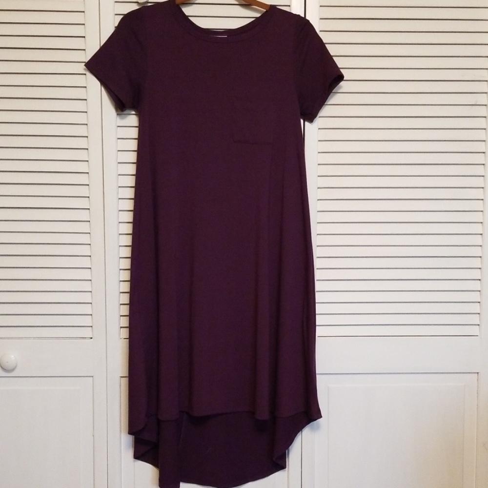 LulaRoe high low tshirt dress. XXS. EUC